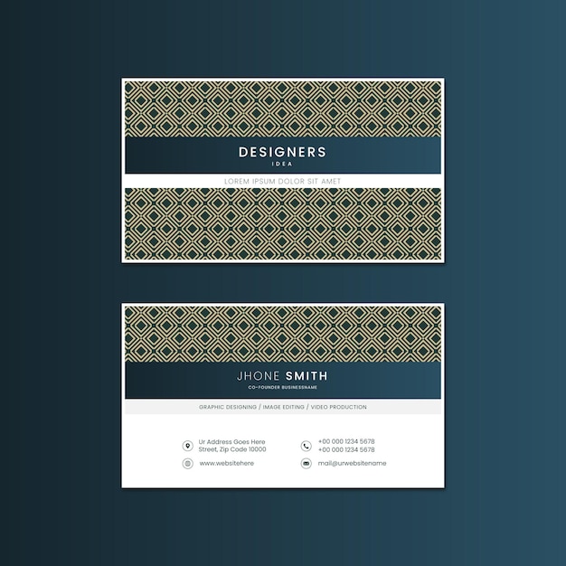 Patrón geométrico decorativo vectorial libre