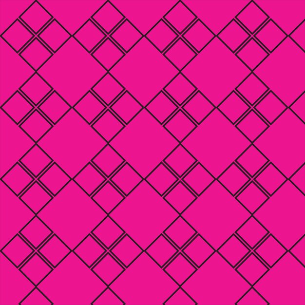 Patrón geométrico de diamante rosado
