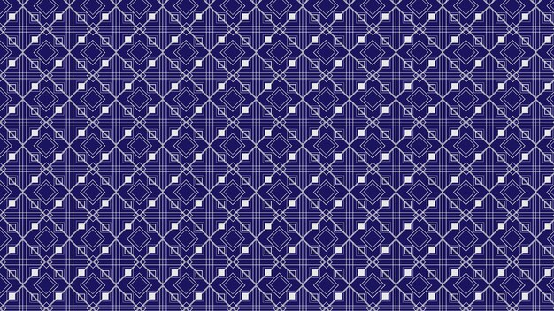 patrón geométrico con diseño de patrón de flores vector premium