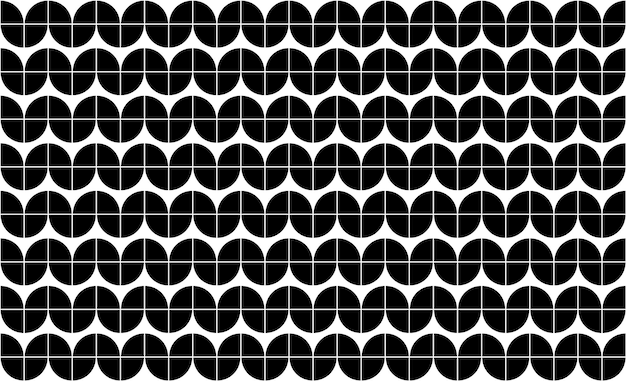 Patrón geométrico en estilo retro de mediados de siglo Ilustración vectorial