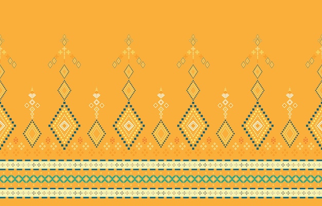 Patrón geométrico étnico oriental Diseño tradicional para ropa, tela, libro y plano