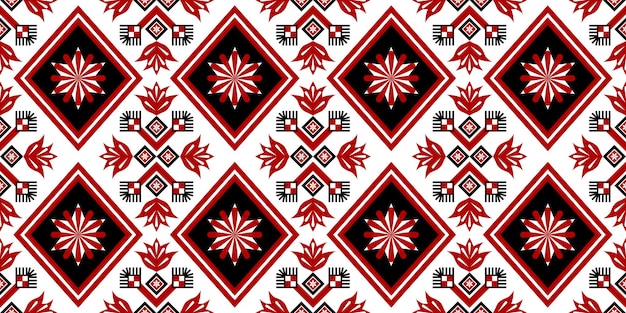 Patrón geométrico étnico oriental sudáfrica diseño tradicional para alfombra de fondofondo de pantallacamisabatikpatrónvectorilustraciónbordado