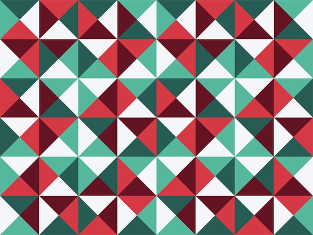patrón geométrico de feliz navidad elemento de fondo sin costuras papel tapiz año nuevo icono abstracto plano