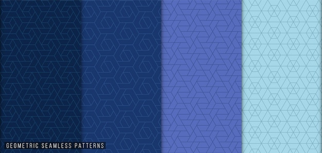 Patrón geométrico fondo diseño eps vector línea