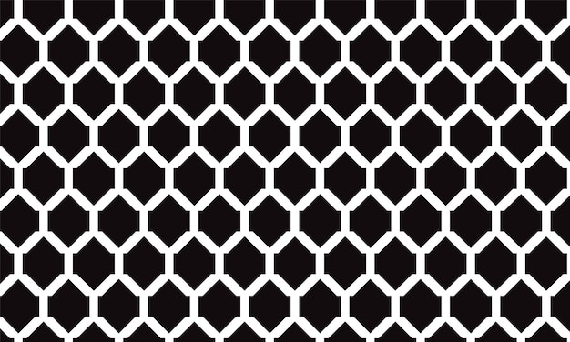 un patrón geométrico con un fondo geométrica en blanco y negro