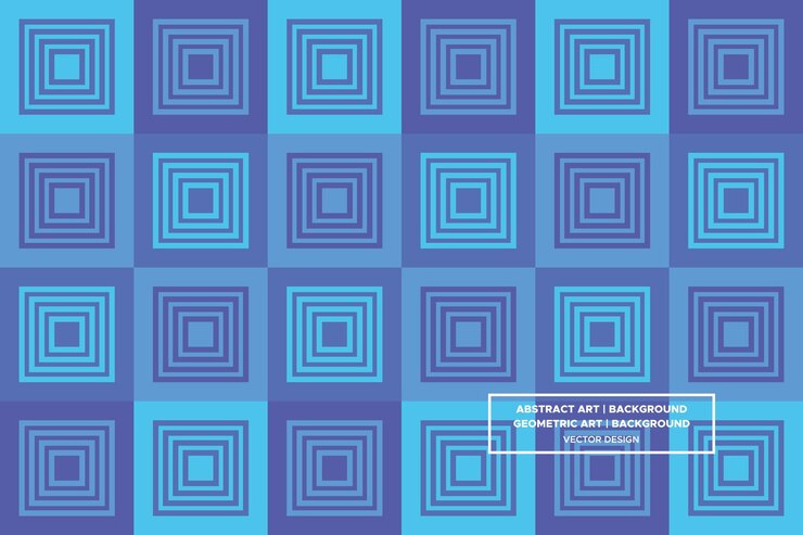 Patrón geométrico Fondo geométrica Resumen Fondo de diseño del sitio web Elementos de formas mixtas Azul