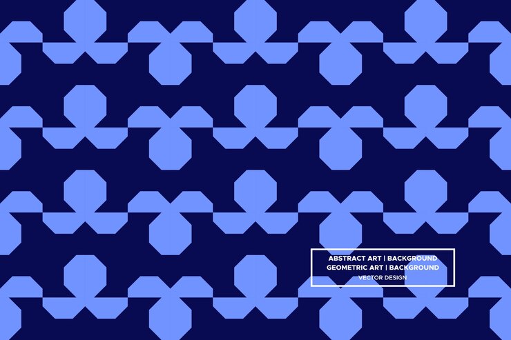 Patrón geométrico Fondo geométrica Resumen Fondo de diseño del sitio web Elementos polígonos azul