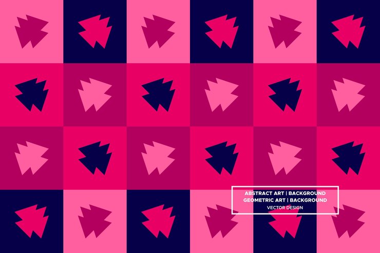 Patrón geométrico Fondo geométrica Resumen Fondo de diseño del sitio web Elementos triángulos rojo