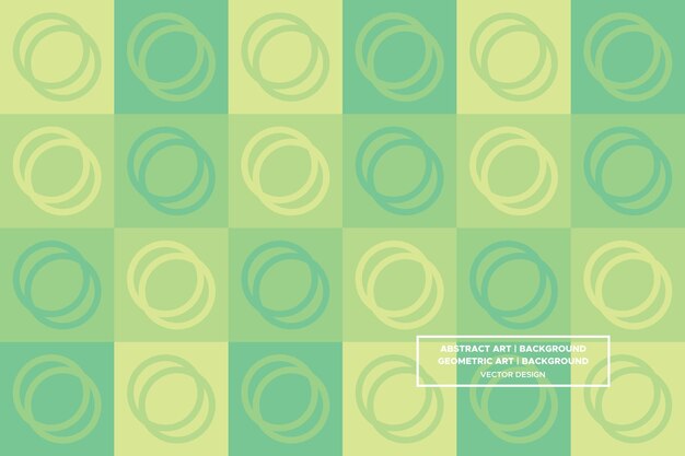 Patrón geométrico Fondo geométrica Resumen Fondo Elementos de diseño de la página web Círculos verdes
