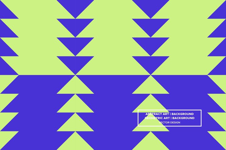 Patrón geométrico Fondo geométrica Resumen Fondo elementos de diseño del sitio web Triángulos verde