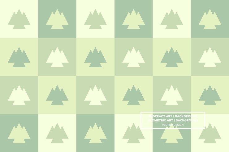 Patrón geométrico Fondo geométrica Resumen Fondo elementos de diseño del sitio web Triángulos verde