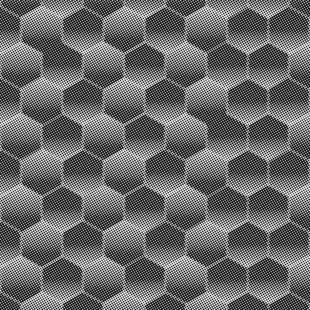 un patrón geométrico de formas geométricas en blanco y negro