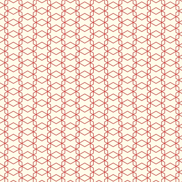 patrón geométrico con las formas geométricas rojas