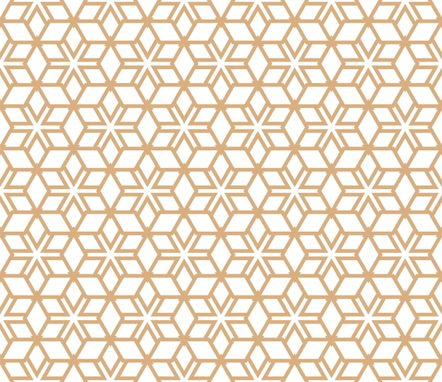 patrón geométrico con formas geométricas en un vector de fondo beige