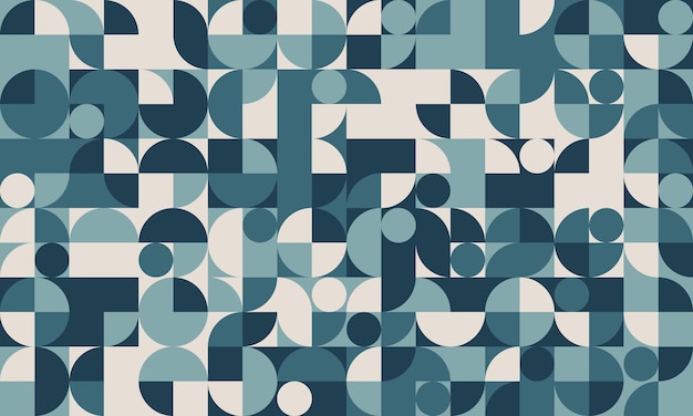 Patrón geométrico con formas mínimas y mosaico artístico Ideal para fondos de carteles o diseños textiles sin costuras con un toque moderno y de moda