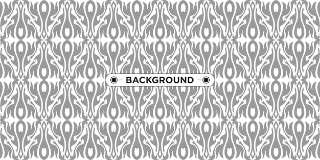 patrón geométrico gris elegante mandala fondo étnico