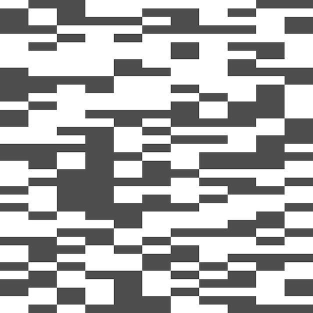 patrón geométrico horizontal sin costuras fondo monocromo de rectángulos conectados plantilla para cartel de bandera de portada y diseño creativoxA
