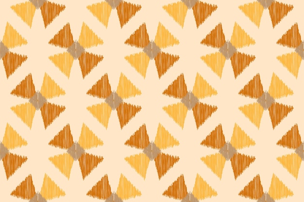 Patrón geométrico ikat sin costurasdiseño de patrón tradicional étnico moderno para telaropaalfombra