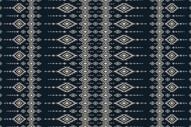 El patrón geométrico de Ikat