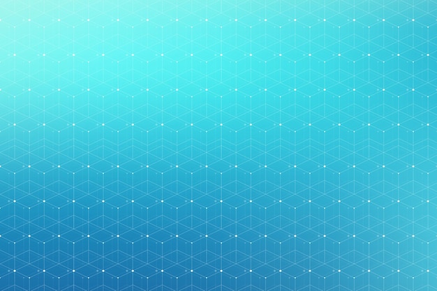 Patrón geométrico con línea conectada y puntos.