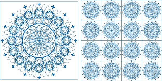 Patrón geométrico línea matriz mágica diseño gráfico abstracto impresión papel tapiz fondo vector patrón