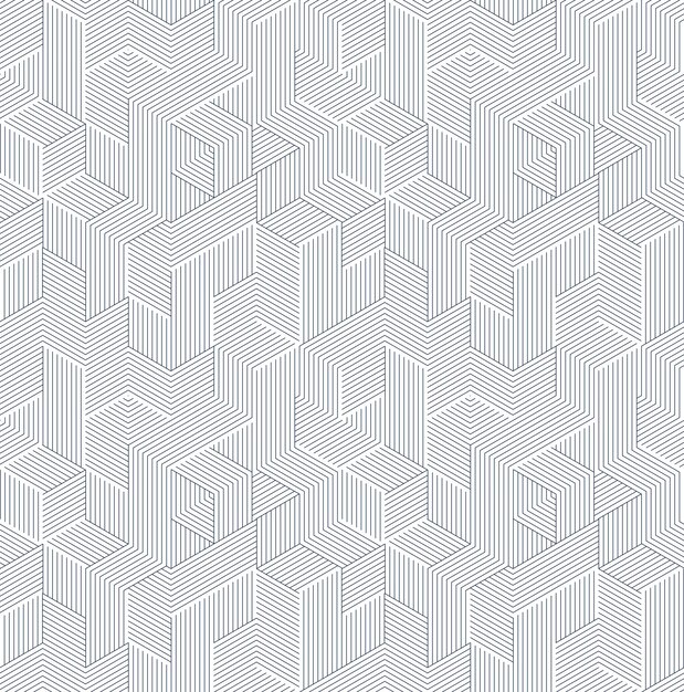 Patrón geométrico de líneas isométricas sin fisuras, fondo de mosaico de vector de cubos 3D, arquitectura y construcción, diseño de papel tapiz.