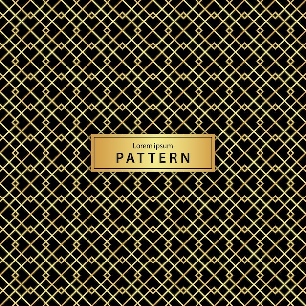 Patrón geométrico de lujo