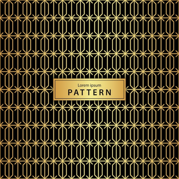 Patrón geométrico de lujo