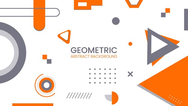 Patrón geométrico moderno y diseño de fondo vector gratuito