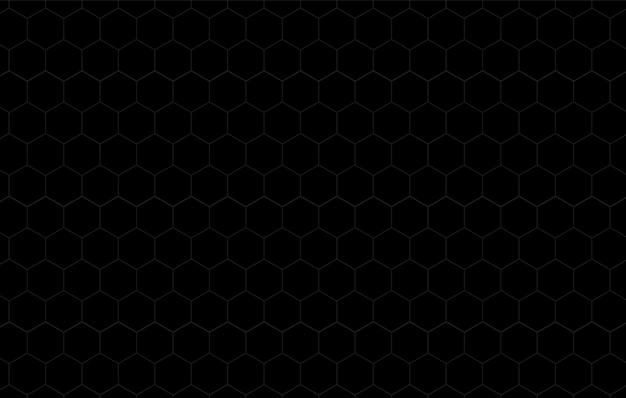 un patrón geométrico negro con un fondo negro