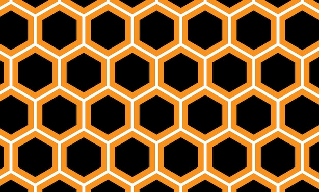 Patrón geométrico de panal de miel