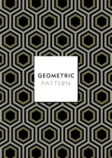 patrón geométrico polígono Cuadrados Fondo de patrón de formas geométricas vector gratuito