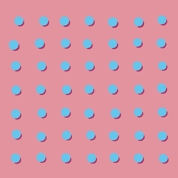patrón geométrico puntos rosados