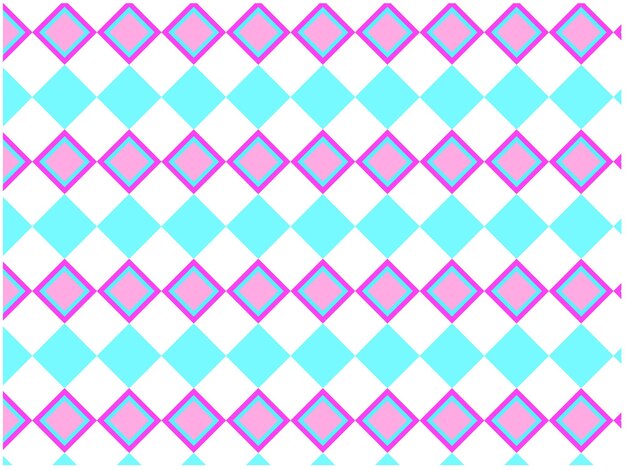 un patrón geométrico rosa y púrpura con cuadrados púrpuras y azules