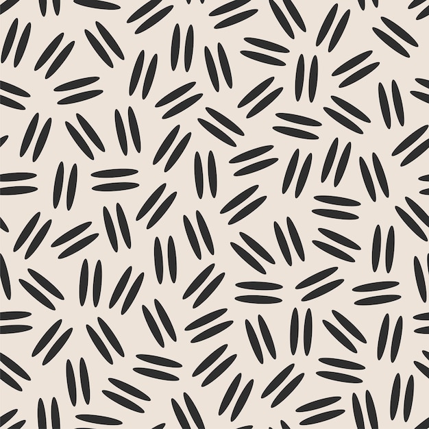 Patrón geométrico simple sin costura vectorial Fondo beige repetible sin fin Estampado textil elegante