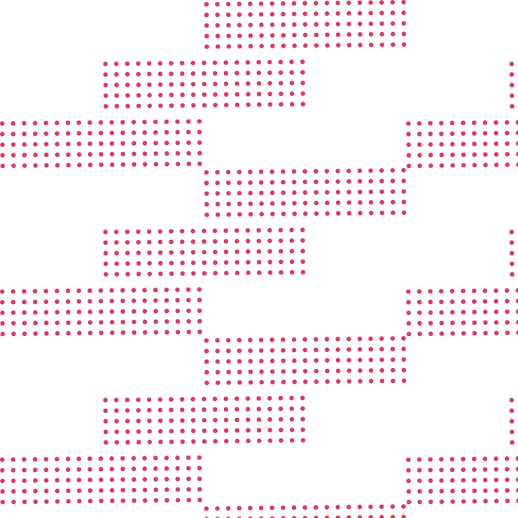 Vector patrón geométrico sobre un fondo blanco