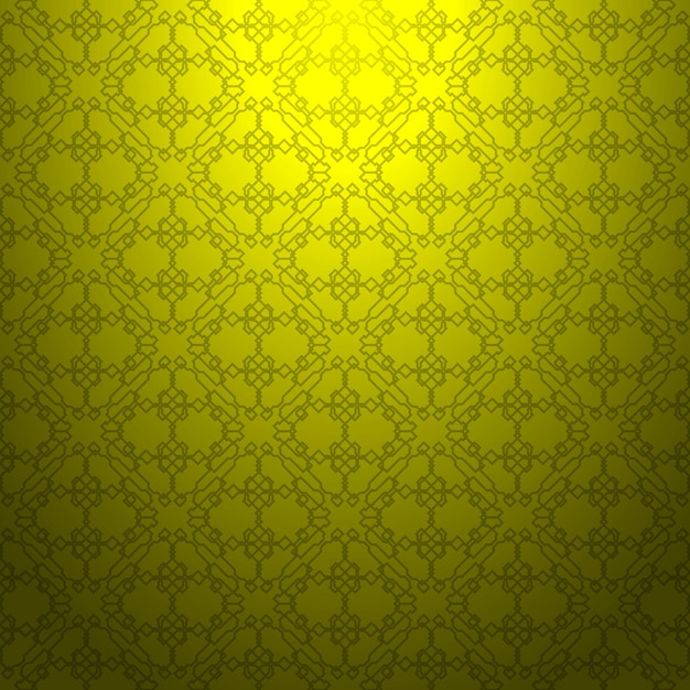 Patrón geométrico con textura de rayas abstractas amarillas Ilustración vectorial