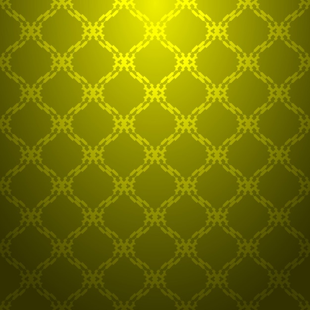 Patrón geométrico con textura de rayas abstractas amarillas Ilustración vectorial