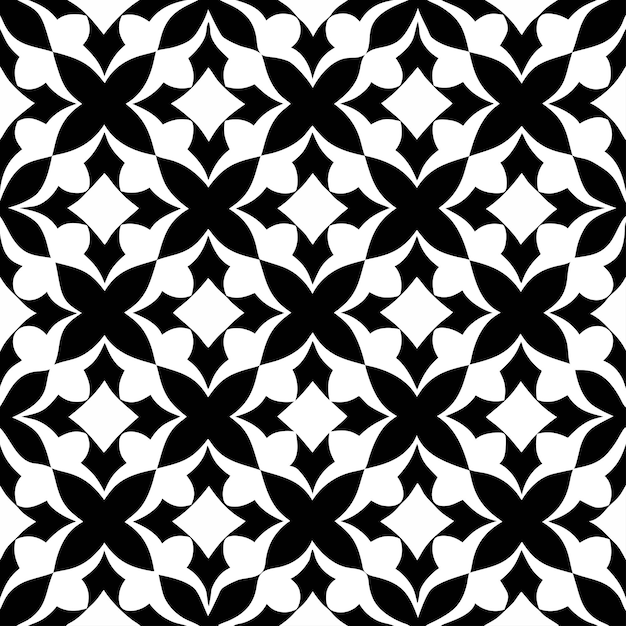 Patrón geométrico transparente blanco y negro
