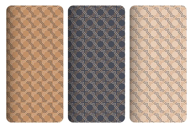 Patrón geométrico transparente de vector