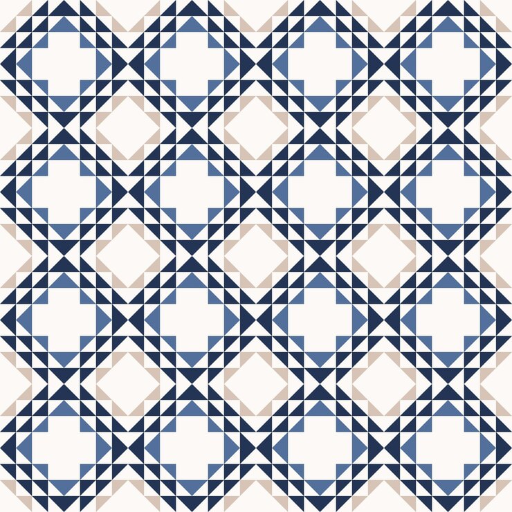 Patrón geométrico transparente de vector