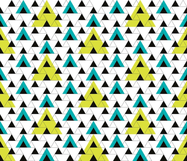 Patrón geométrico triangular sin costuras. Fondo geométrico triángulo abstracto sin fisuras.