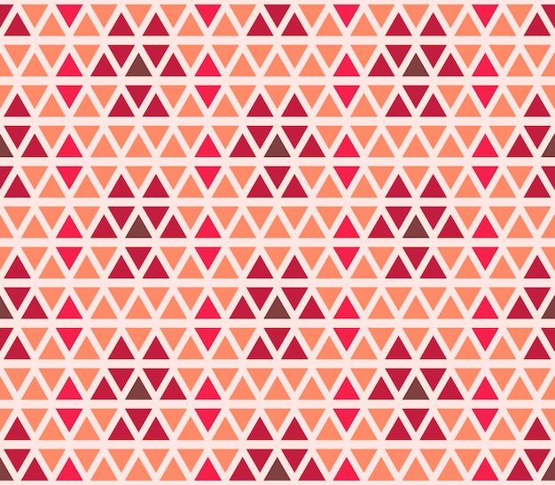 Patrón geométrico triángulo inconsútil Adorno retro para textil y estampado.