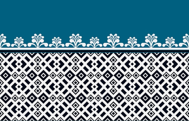Patrón geométrico tribal sin costuras Diseño para fondoalfombrapapel tapizpañomantasbolsastelamuebles embalaje Ilustración vectorial estiloxDxA