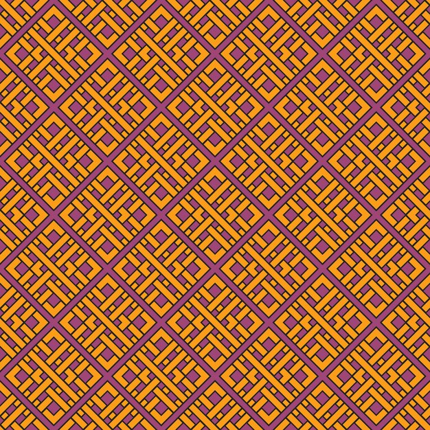 Patrón geométrico vectorial asiático