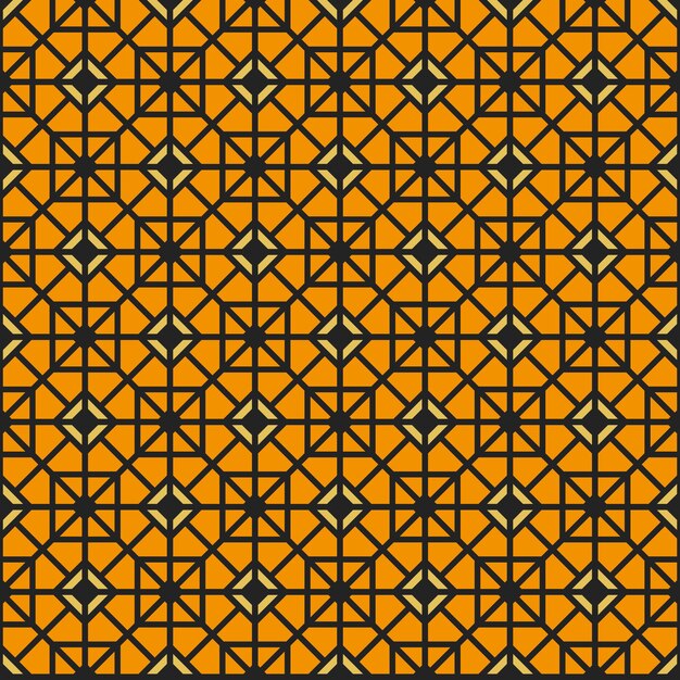 Patrón geométrico vectorial asiático