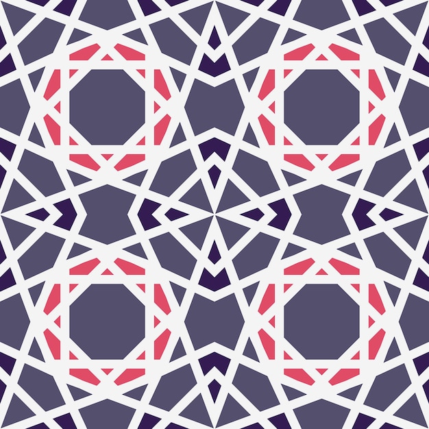 Patrón geométrico vectorial asiático