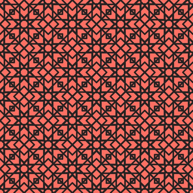 Patrón geométrico vectorial asiático
