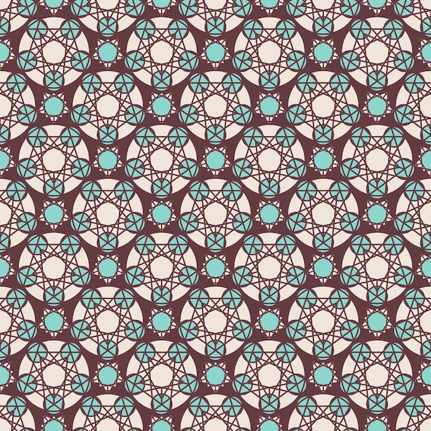 Patrón geométrico vectorial asiático