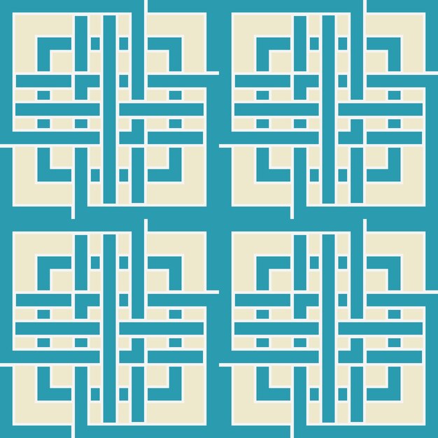 Patrón geométrico vectorial asiático